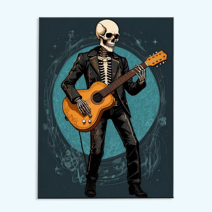 The Guitarist of the Underworld | Paint by Numbers Kit
