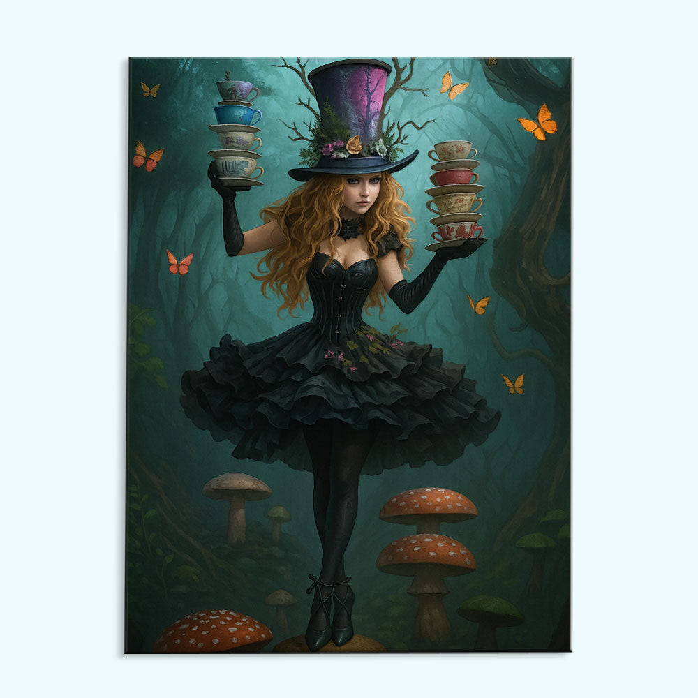 Tea Party in Halloween | Paint by Numbers Kit