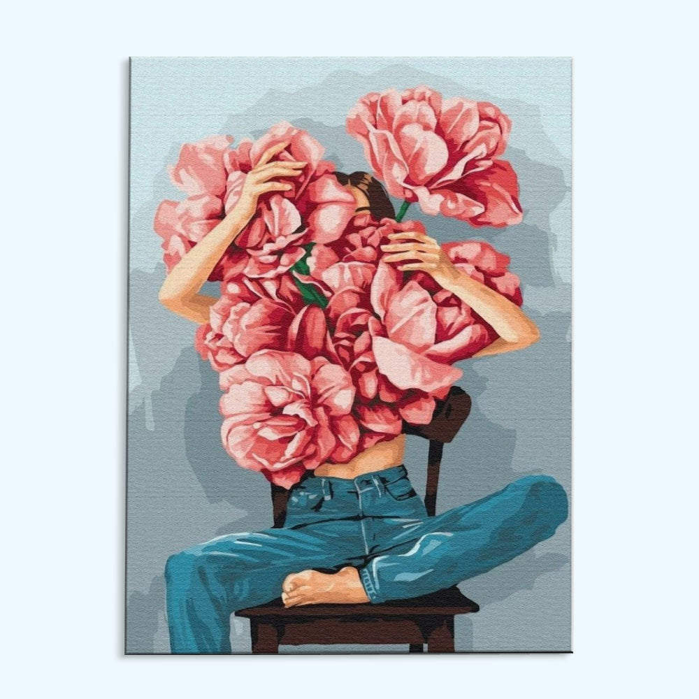 Hidden in Blossoms | Paint by Numbers Kit