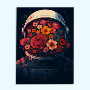 Astronaut in Bloom | Paint by Numbers Kit
