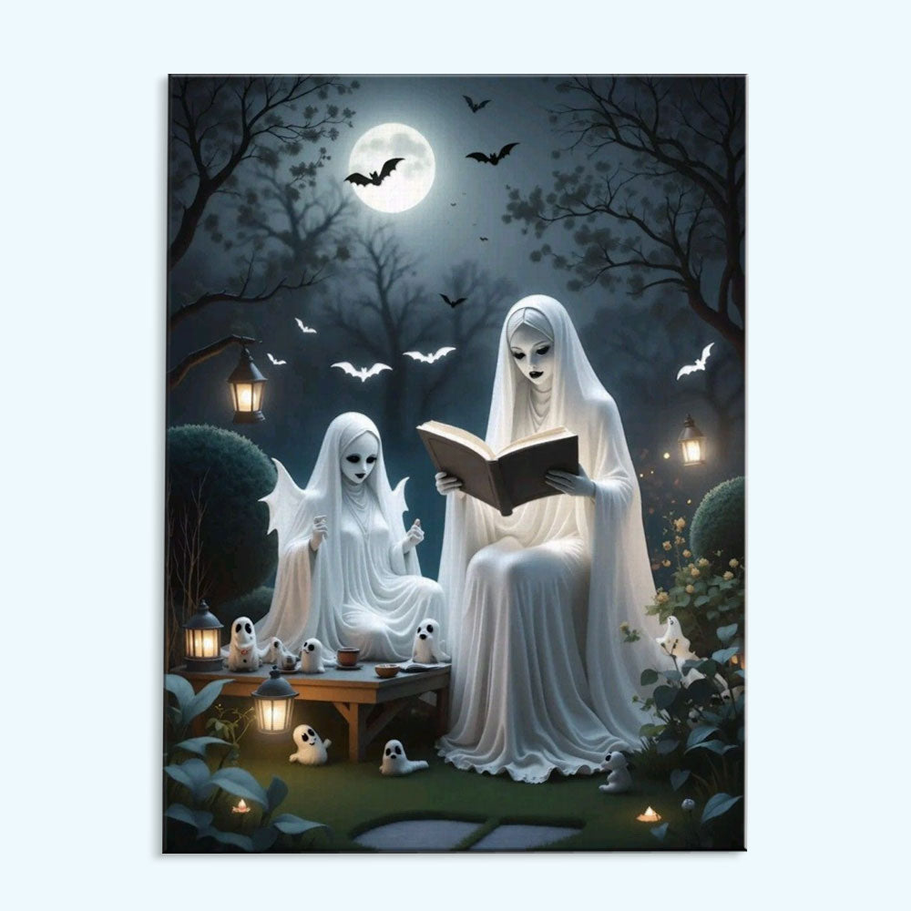 Ghostly Bedtime Story | Paint by Numbers Kit