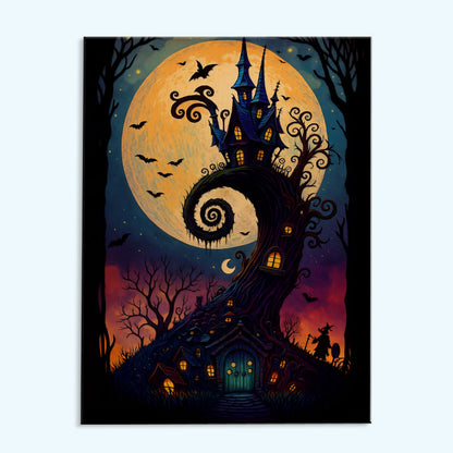 Enchanted Treehouse Castle | Paint by Numbers Kit