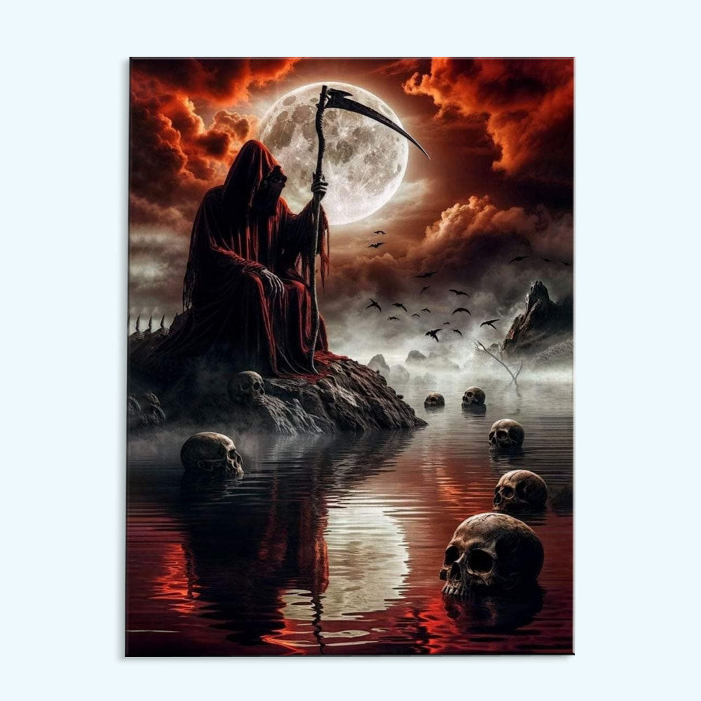 Moonlit Reaper| Paint by Numbers Kit