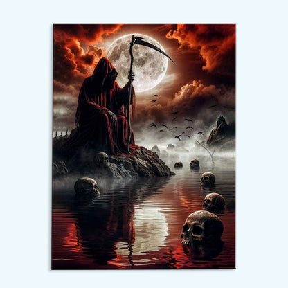 Moonlit Reaper| Paint by Numbers Kit
