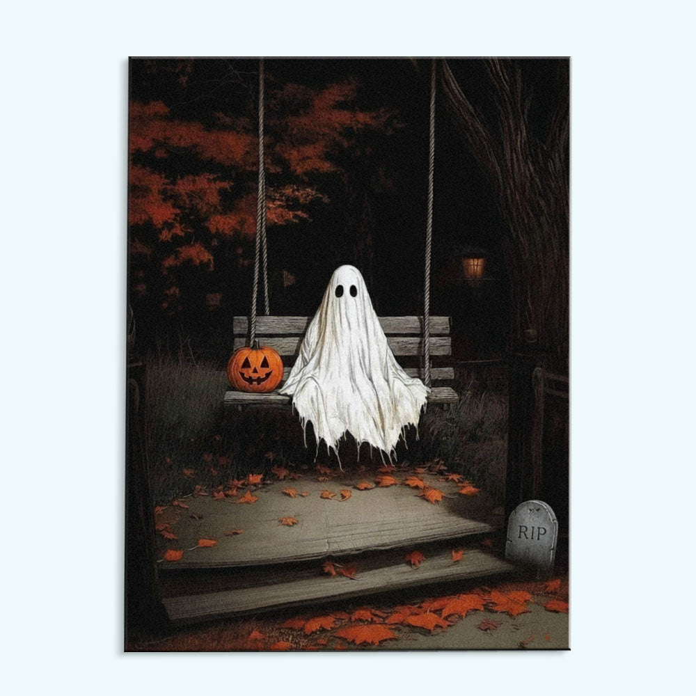 Ghost on the Swing | Paint by Numbers Kit