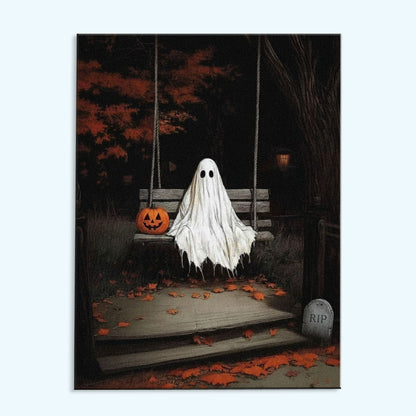 Ghost on the Swing | Paint by Numbers Kit