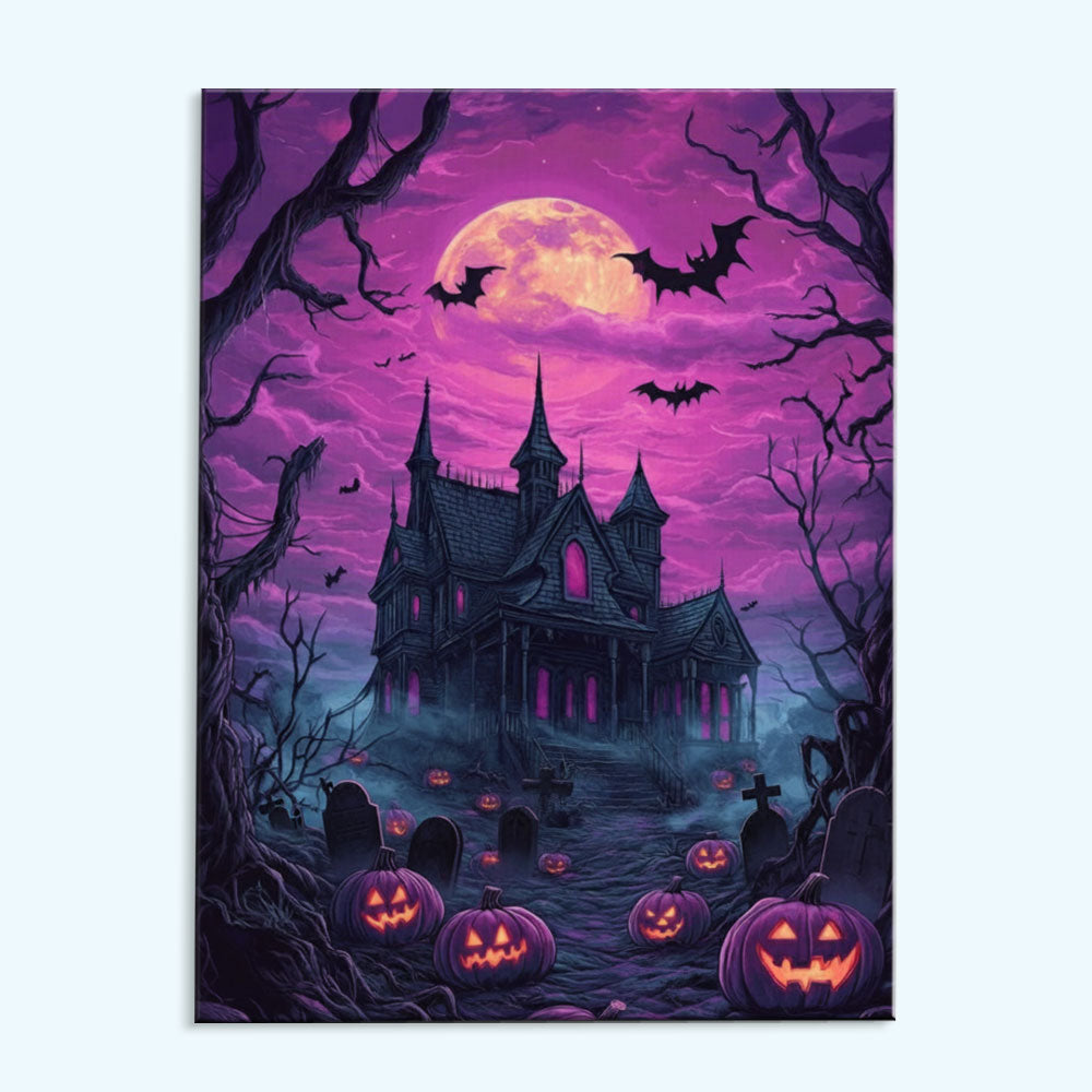 The Haunted Manor | Paint by Numbers Kit