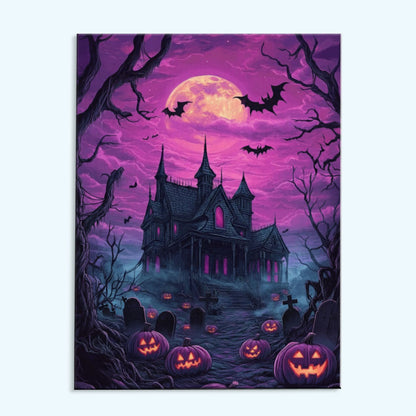 The Haunted Manor | Paint by Numbers Kit