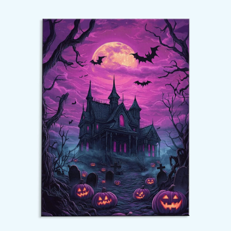 The Haunted Manor | Paint by Numbers Kit