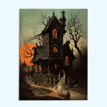 The Lantern Ghost | Paint by Numbers Kit