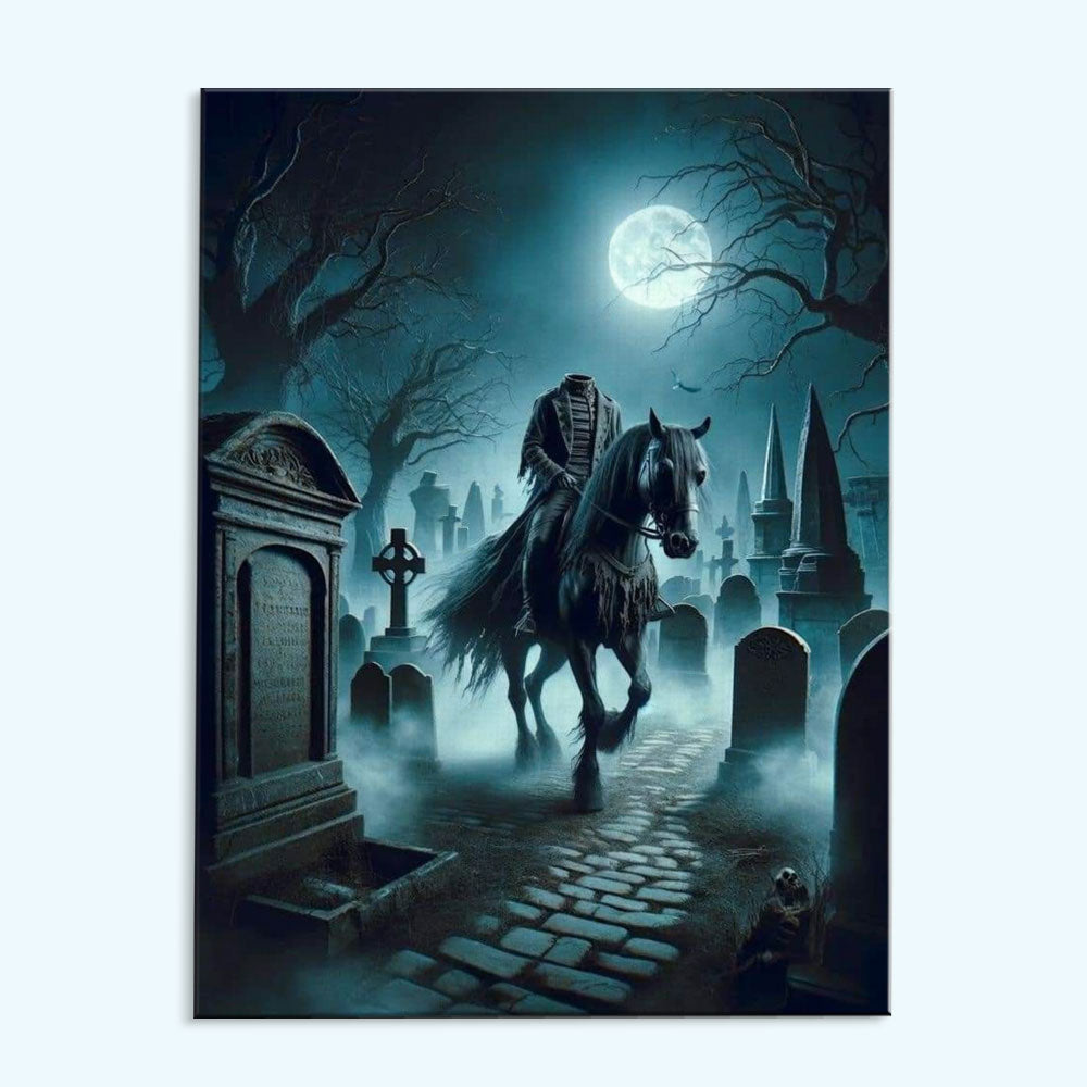 The Headless Rider | Paint by Numbers Kit – Wander Painting