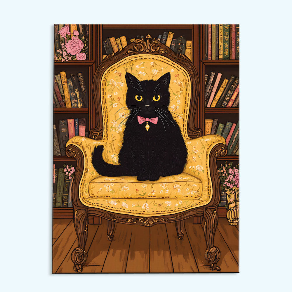 The Literary Cat | Paint by Numbers Kit
