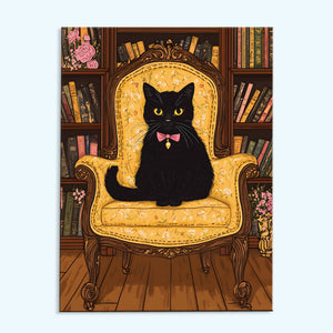 The Literary Cat | Paint by Numbers Kit