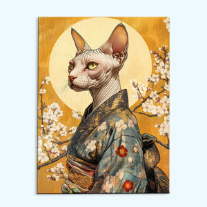 Kimono Cat | Paint by Numbers Kit