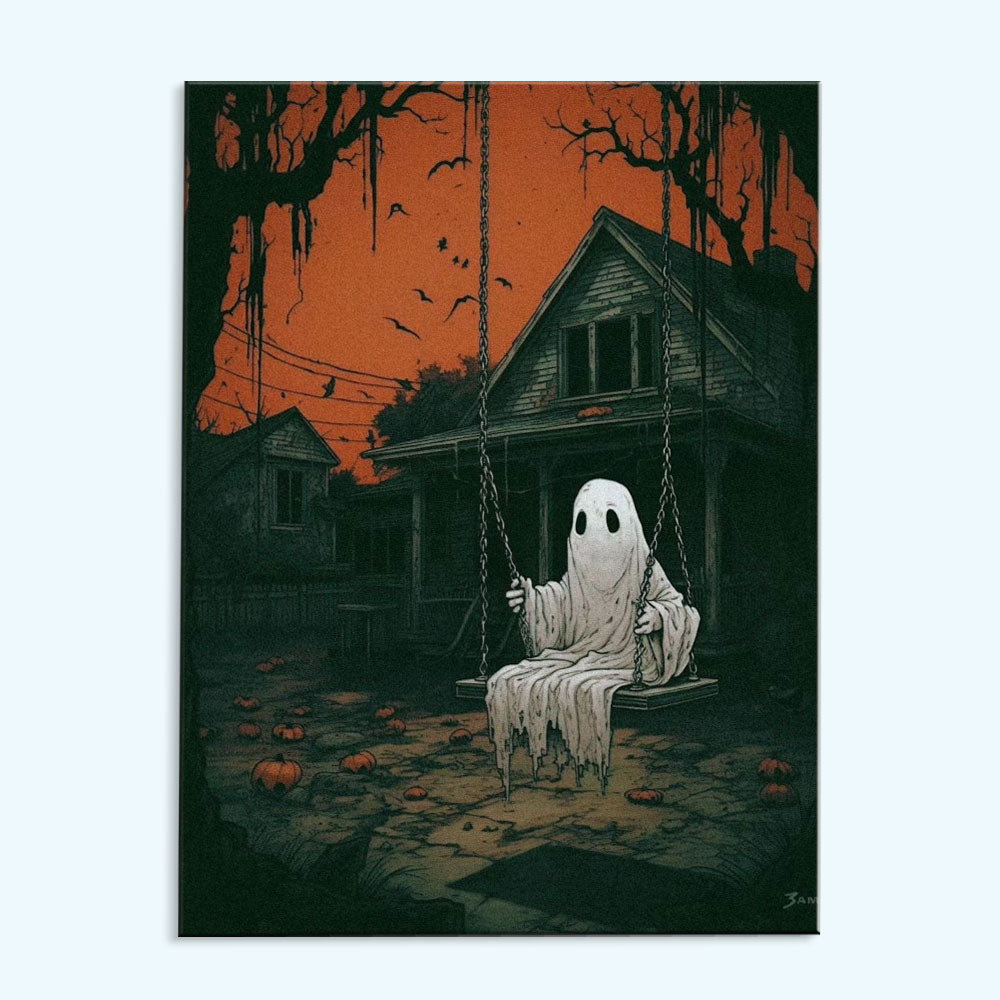 The Lonely Ghost | Paint by Numbers Kit