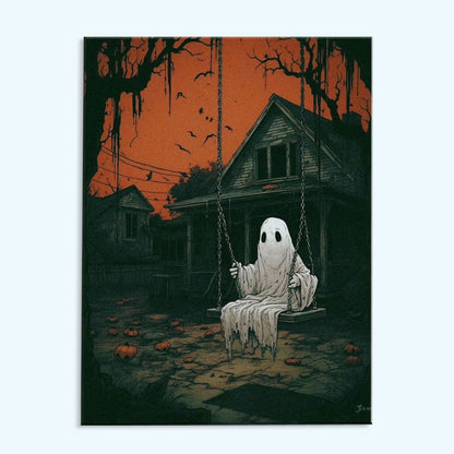 The Lonely Ghost | Paint by Numbers Kit