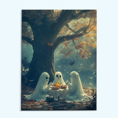 The Ghostly Tea Party | Paint by Numbers Kit