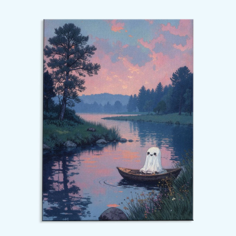 Ghost on the Lake | Paint by Numbers Kit