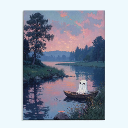 Ghost on the Lake | Paint by Numbers Kit