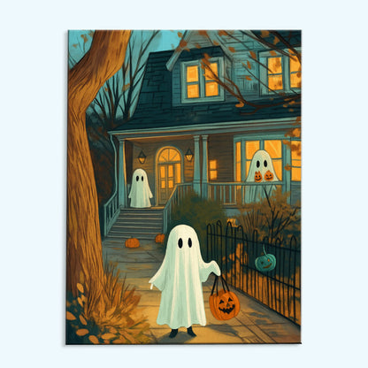 Trick-or-Treat Spirits | Paint by Numbers Kit