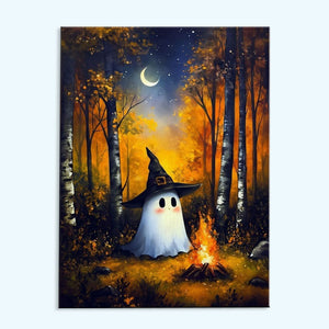 The Little Witch Ghost | Paint by Numbers Kit