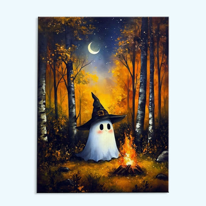 The Little Witch Ghost | Paint by Numbers Kit