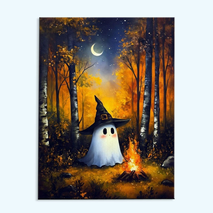 The Little Witch Ghost | Paint by Numbers Kit