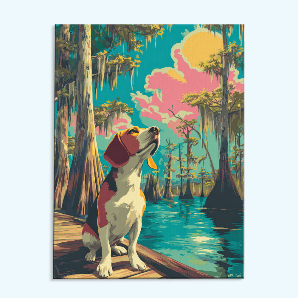 Everglades NP - Beagle | Paint by Numbers Kit