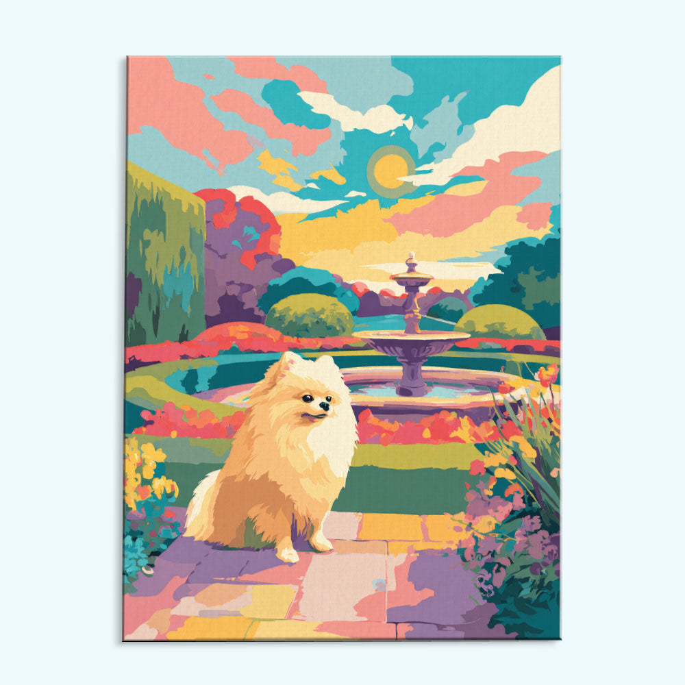 Biltmore Estate - Pomeranian | Paint by Numbers Kit