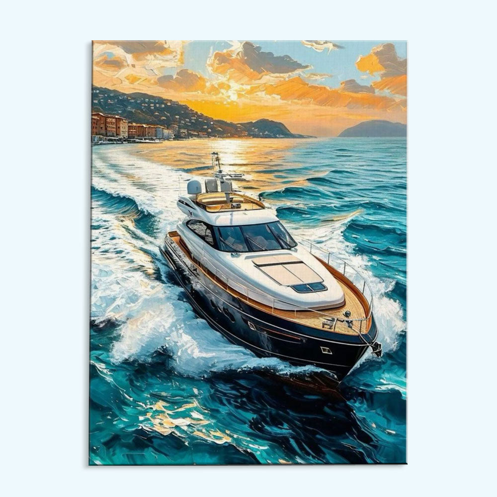Sunset Cruise|Paint by Numbers Kit