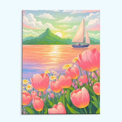 Tulip Bay|Paint by Numbers Kit