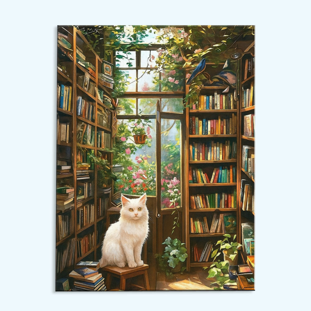 The Garden Library|Paint by Numbers Kit