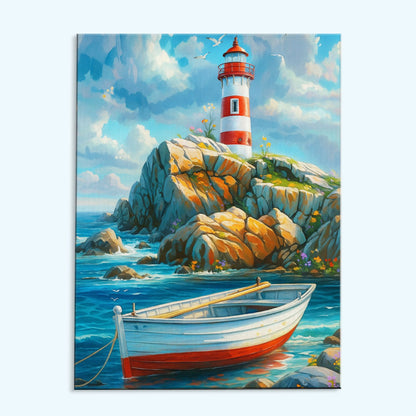 Harbor Light|Paint by Numbers Kit