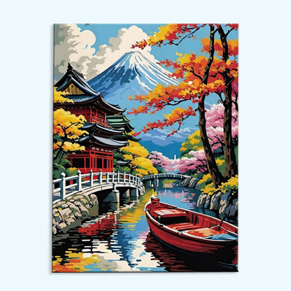 Chureito Pagoda|Paint by Numbers Kit