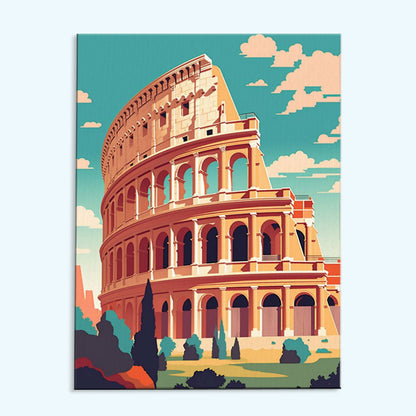 Colosseum, Rome|Paint by Numbers Kit