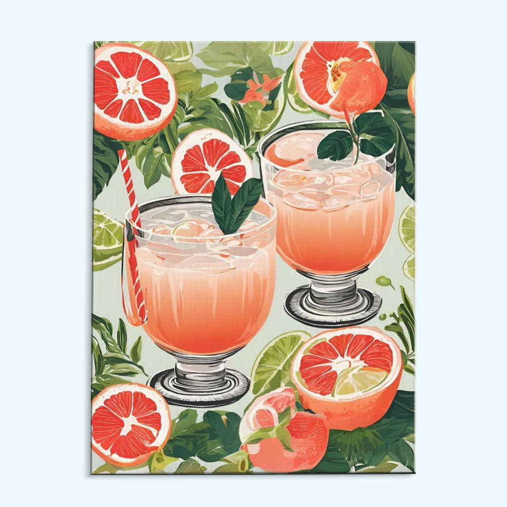 Grapefruit Summer|Paint by Numbers Kit