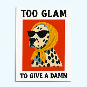 To Glam To Give A Damn | Paint By Number Kit