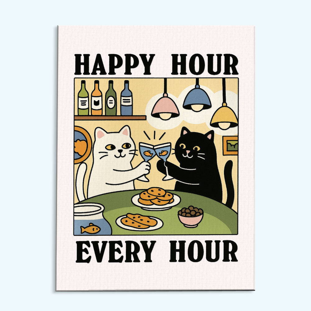 Happy Hour Every Hour | Paint By Number Kit