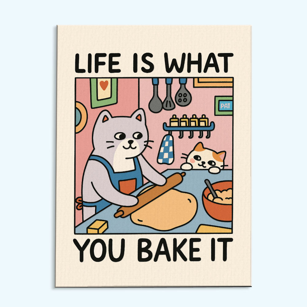Life Is What You Bake It | Paint By Number Kit