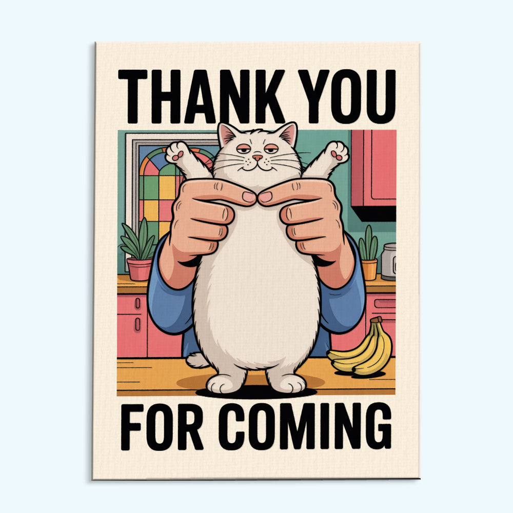 Thank You For Coming | Paint By Number Kit