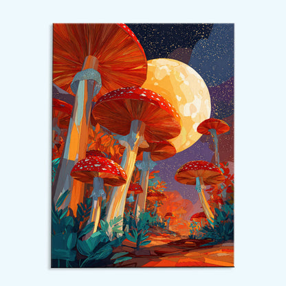 Cosmic Fungi | Paint by Numbers Kit