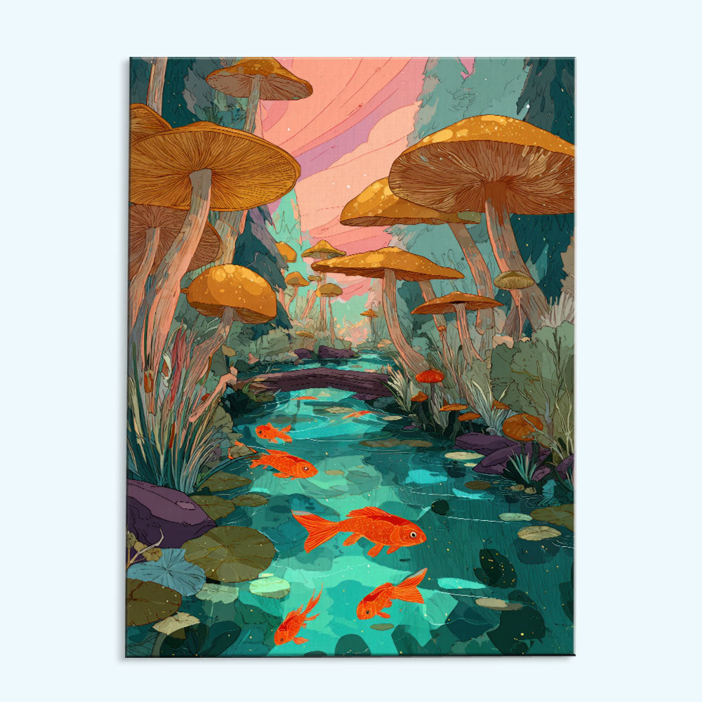Magic Mycelium | Paint by Numbers Kit