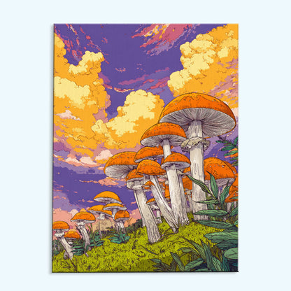 Sunset Spores | Paint by Numbers Kit