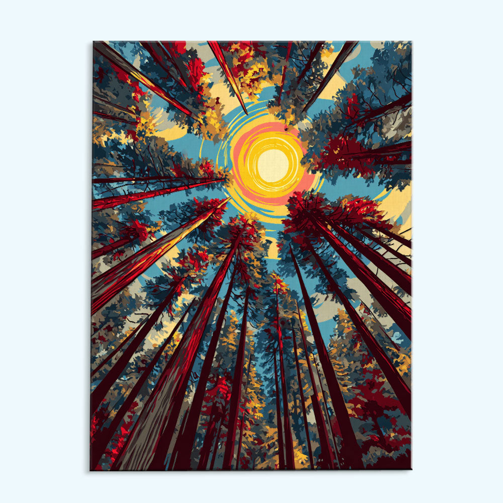 Sunburst Canopy | Paint by Numbers Kit