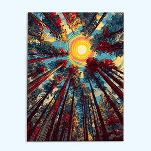 Sunburst Canopy | Paint by Numbers Kit