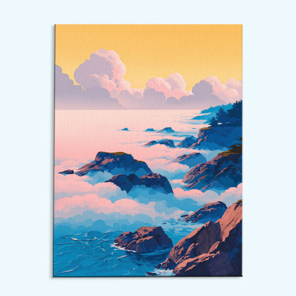 Pastel Cliffs | Paint by Numbers Kit