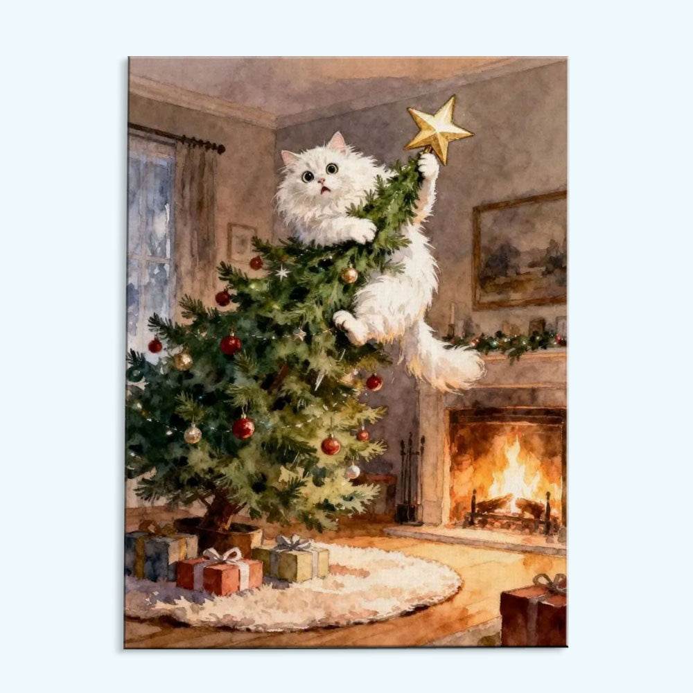 Purr-fect Placement | Paint by Numbers Kit