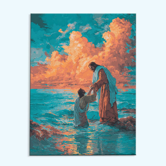 Sacred Baptism | Paint by Numbers Kit
