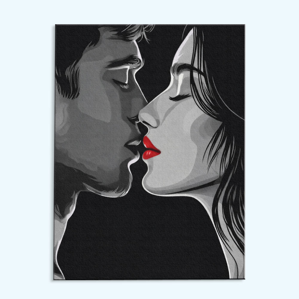 Red Kiss | Paint by Numbers Kit