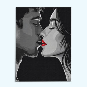 Red Kiss | Paint by Numbers Kit